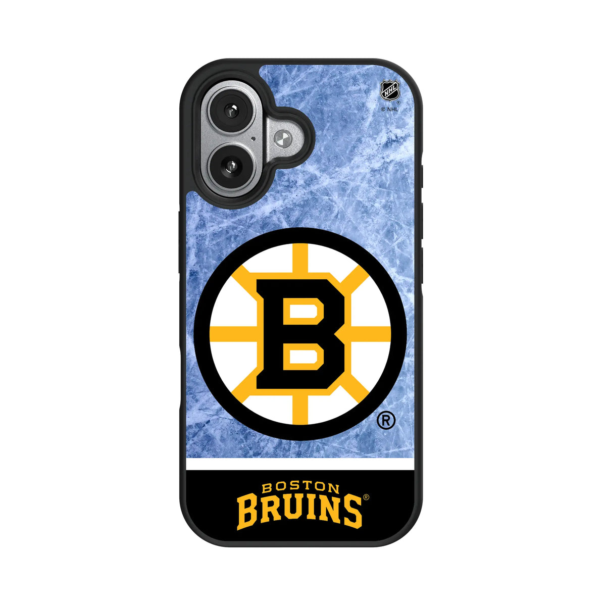 Boston Bruins Ice Wordmark iPhone Bump Phone Case for Apple iPhone#Device_iPhone 17