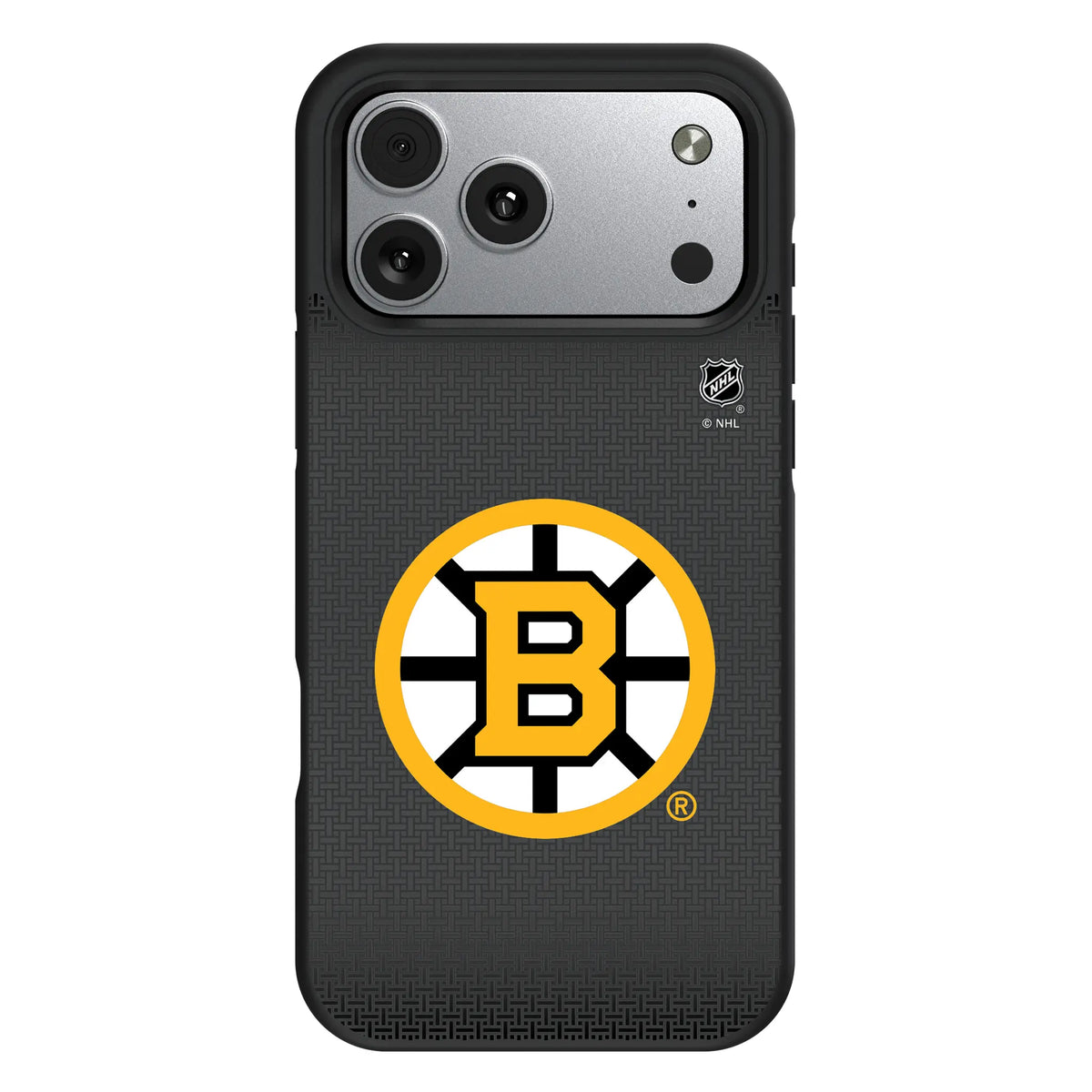 Boston Bruins Linen iPhone Bump Phone Case for Apple iPhone#Device_iPhone 17 Pro Max