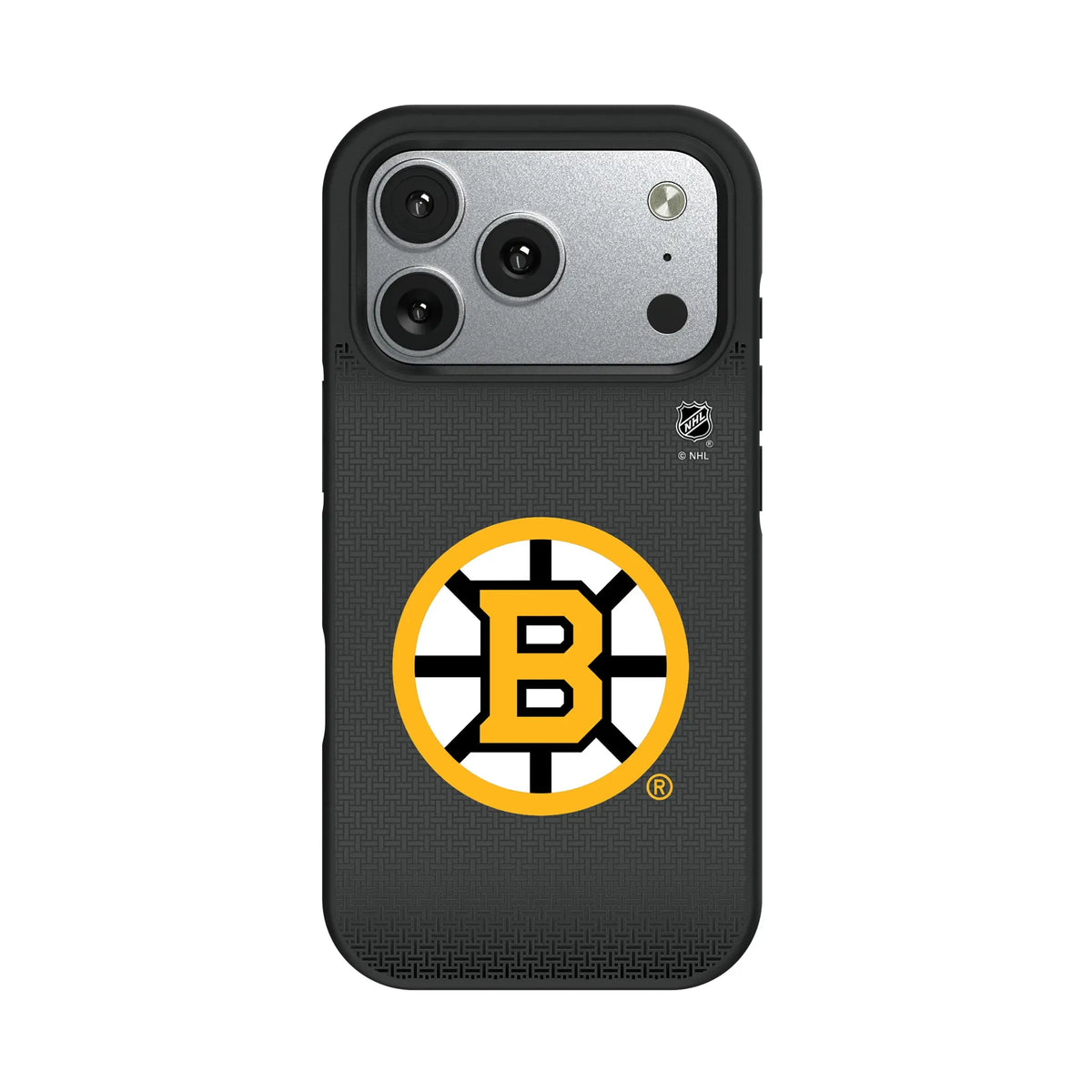 Boston Bruins Linen iPhone Bump Phone Case for Apple iPhone#Device_iPhone 17 Pro