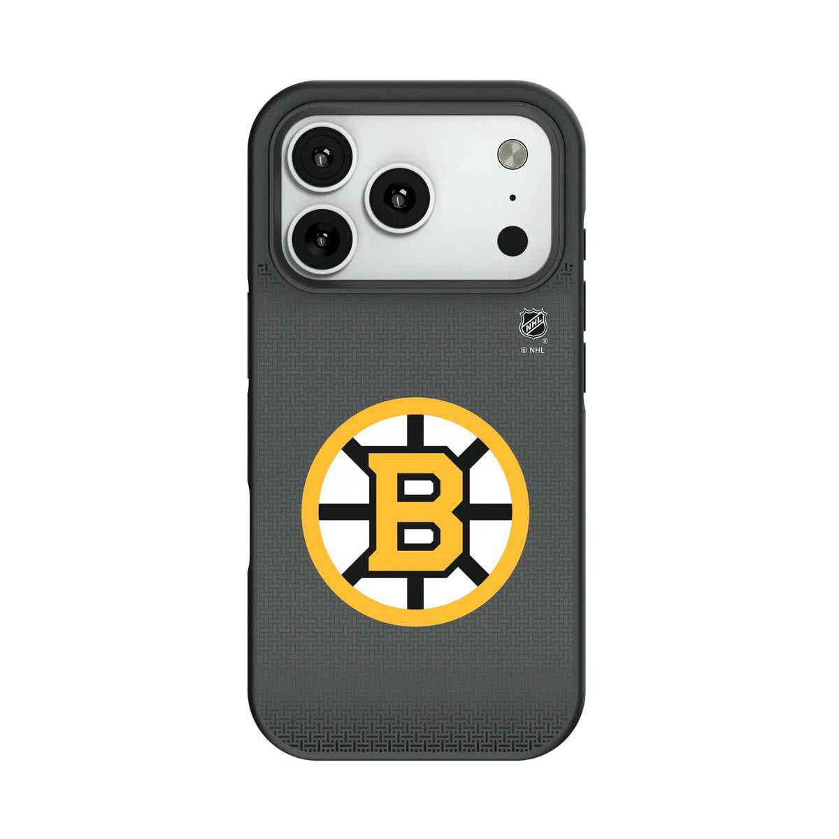 Boston Bruins Linen Bump Phone Case for Apple iPhone