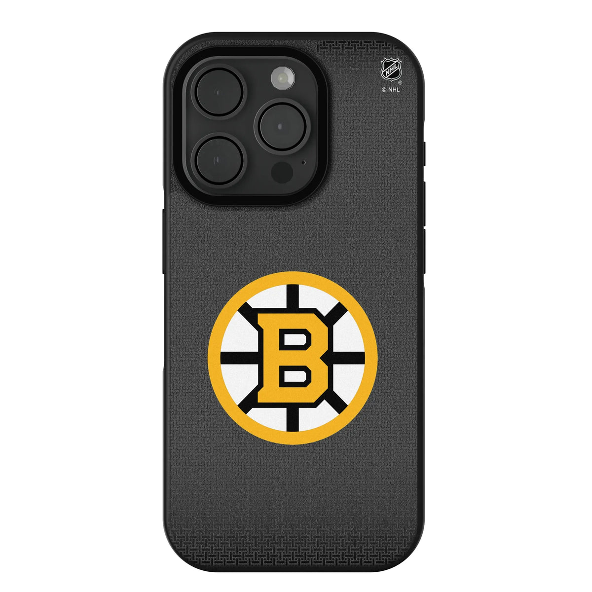 Boston Bruins Linen iPhone Bump Phone Case for Apple iPhone