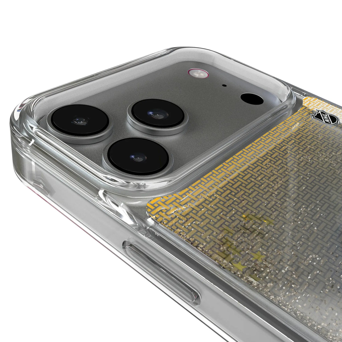 Boston Bruins Linen iPhone Glitter Phone Case for Apple iPhone - Detail#Device_iPhone 17 Pro Max