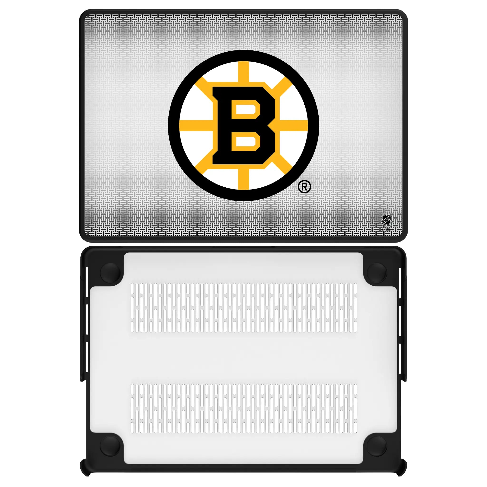 Boston Bruins Linen MacBook Laptop Case for Apple MacBook