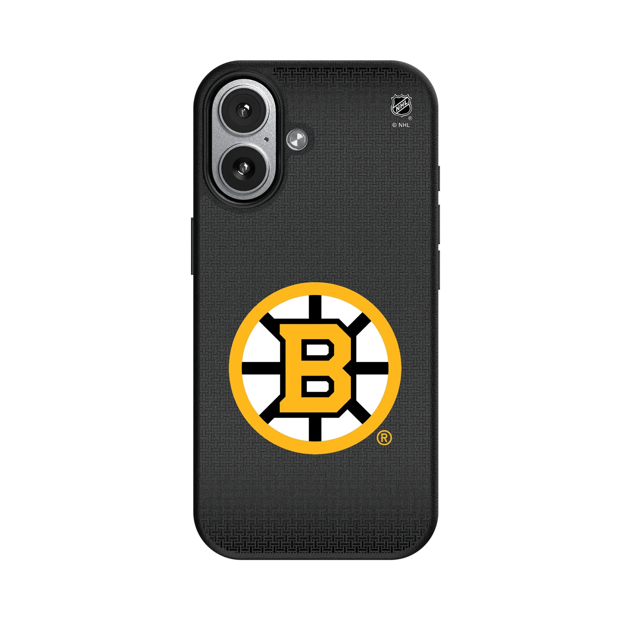 Boston Bruins Linen iPhone MagSafe Compatible Phone Case for Apple iPhone#Device_iPhone 17