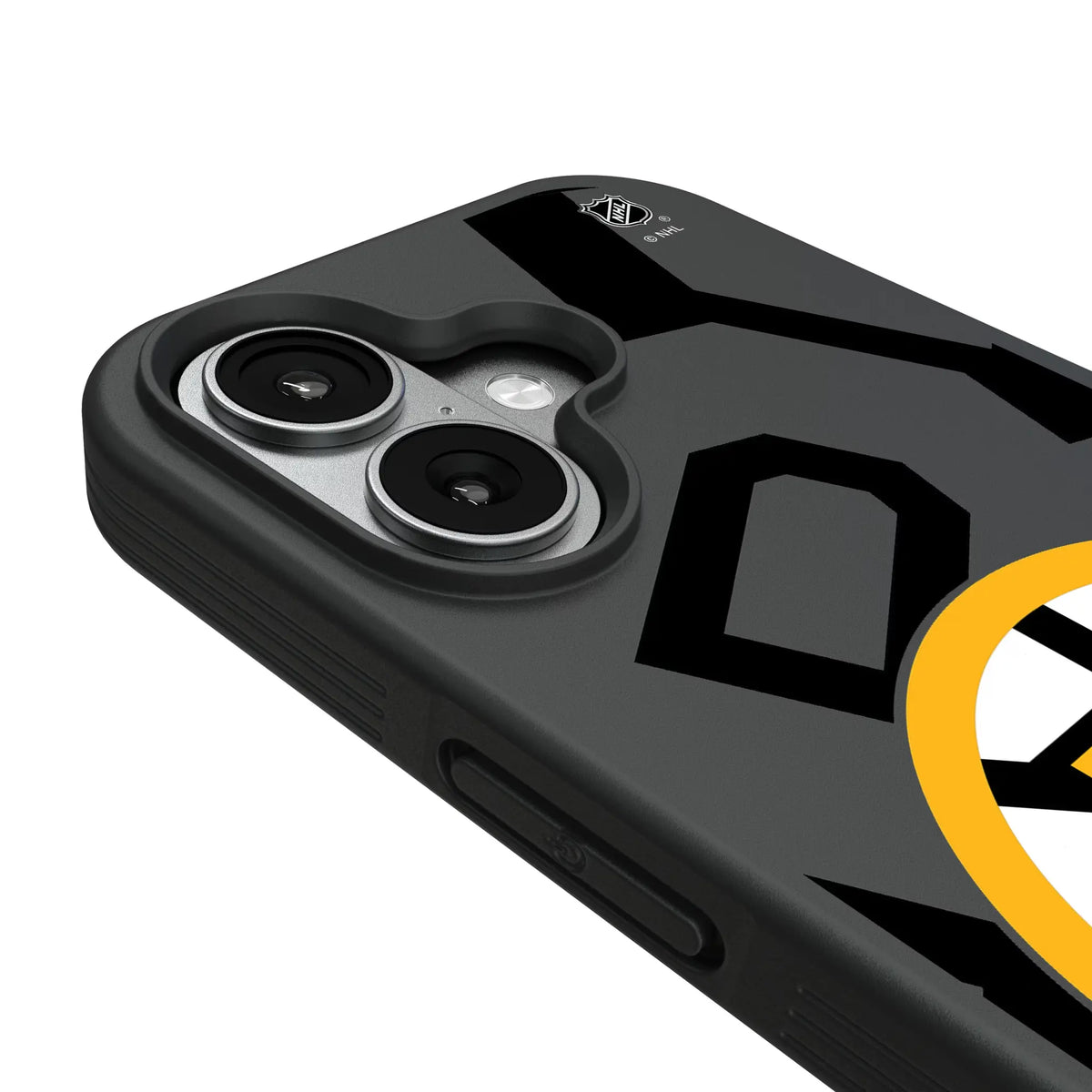 Boston Bruins Monocolor Tilt iPhone Bump Phone Case for Apple iPhone - Detail#Device_iPhone 17