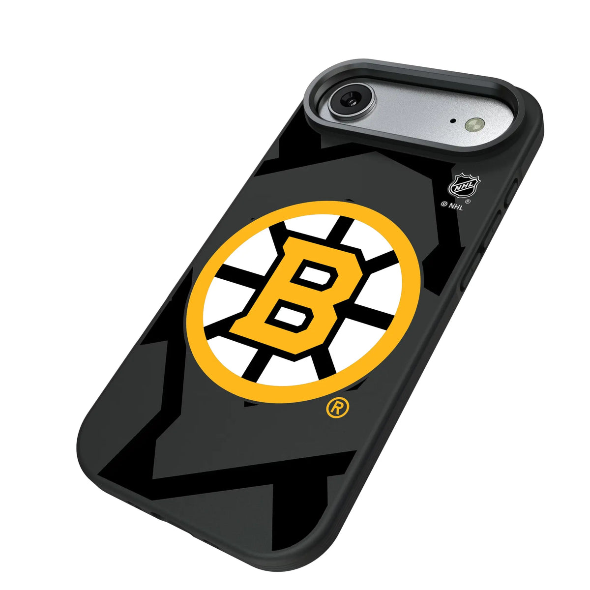 Boston Bruins Monocolor Tilt iPhone Bump Phone Case for Apple iPhone - Isometric View#Device_iPhone Air