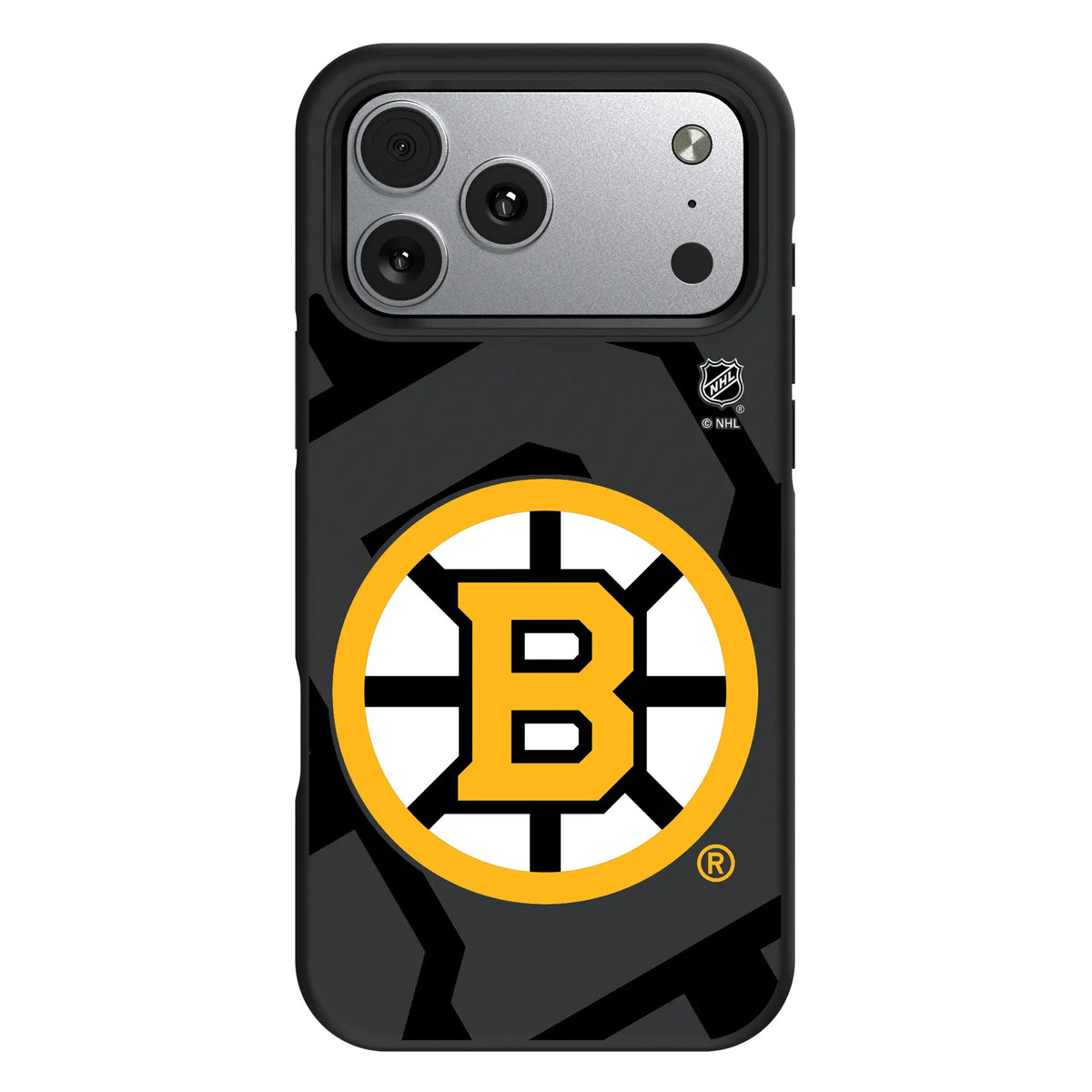 Boston Bruins Monocolor Tilt iPhone Bump Phone Case for Apple iPhone#Device_iPhone 17 Pro Max
