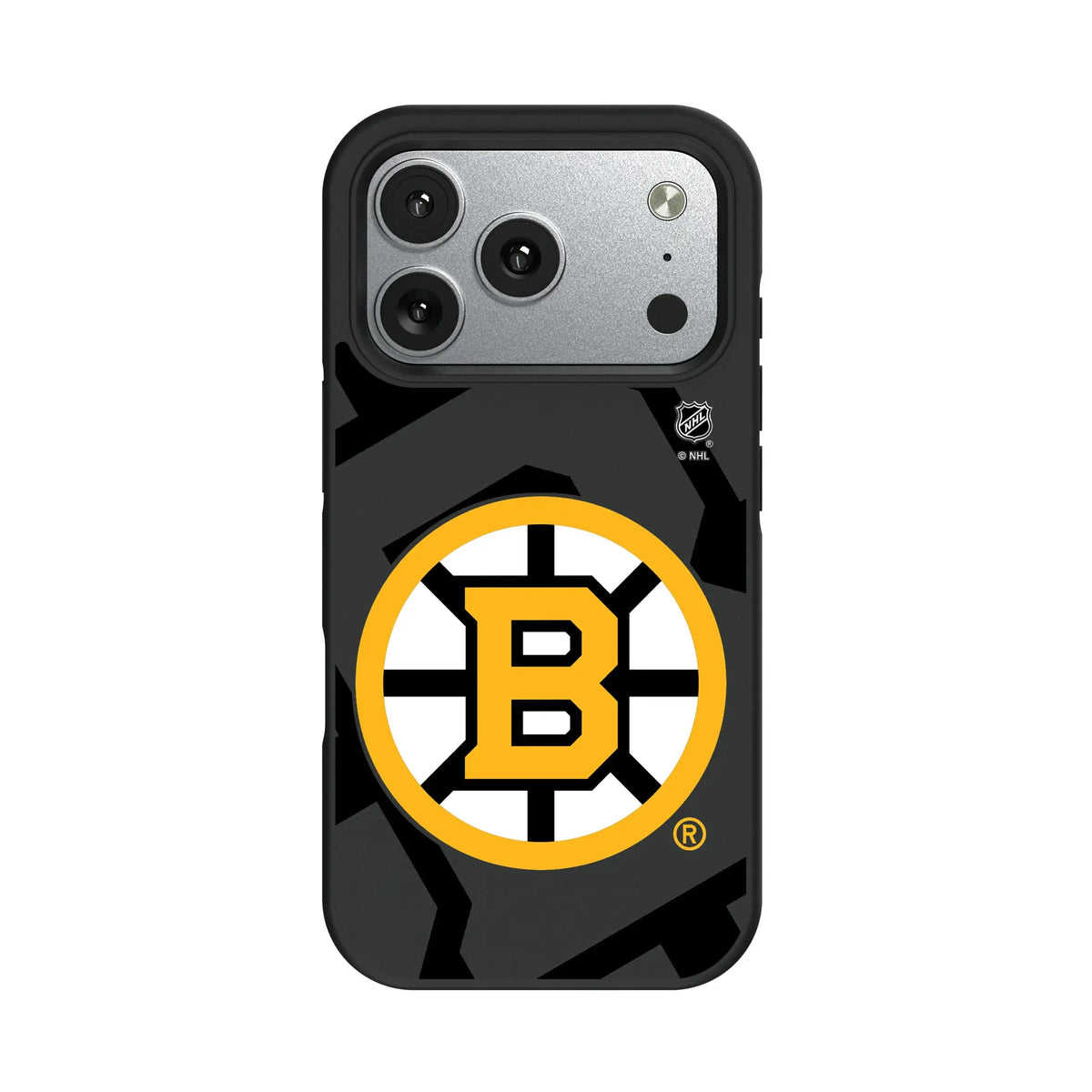 Boston Bruins Monocolor Tilt iPhone Bump Phone Case for Apple iPhone#Device_iPhone 17 Pro