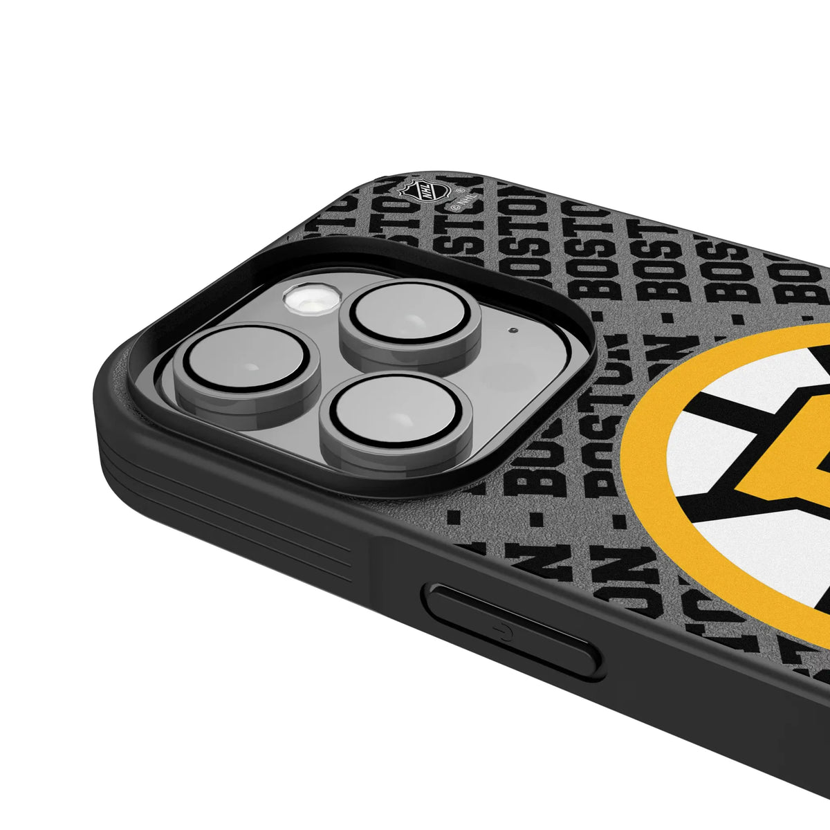 Boston Bruins Personalized EndZone Plus iPhone Bump Phone Case for Apple iPhone - Detail