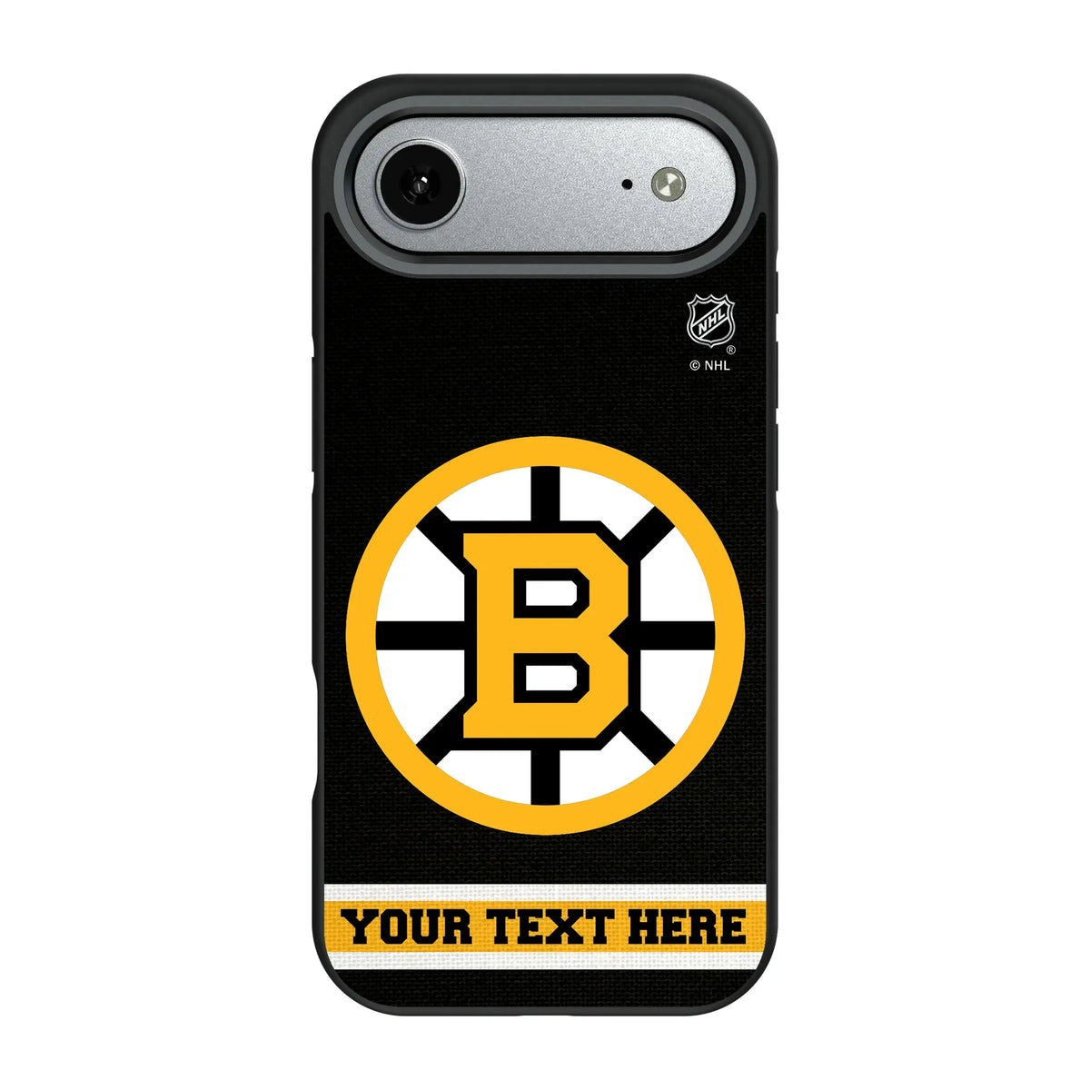 Boston Bruins Personalized Stripe iPhone Bump Phone Case for Apple iPhone#Device_iPhone Air