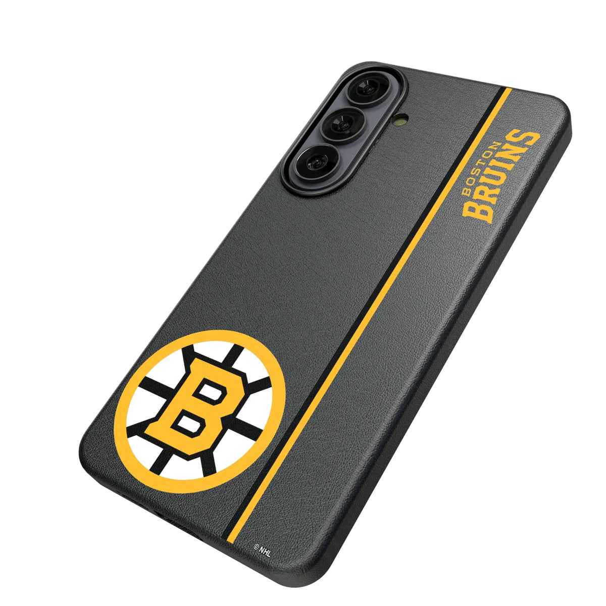 Boston Bruins Sidebar Galaxy MagSafe Compatible Phone Case for Samsung Galaxy - Isometric View#Device_Galaxy S26 Plus