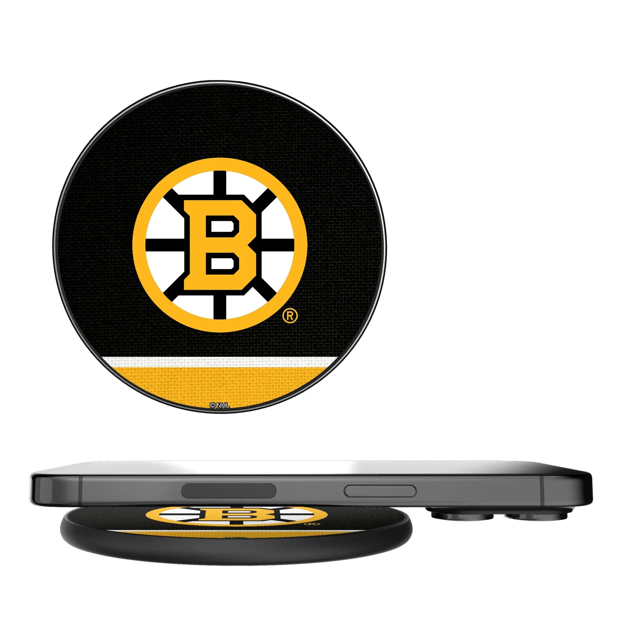Boston Bruins Stripe 15-Watt Wireless Charger