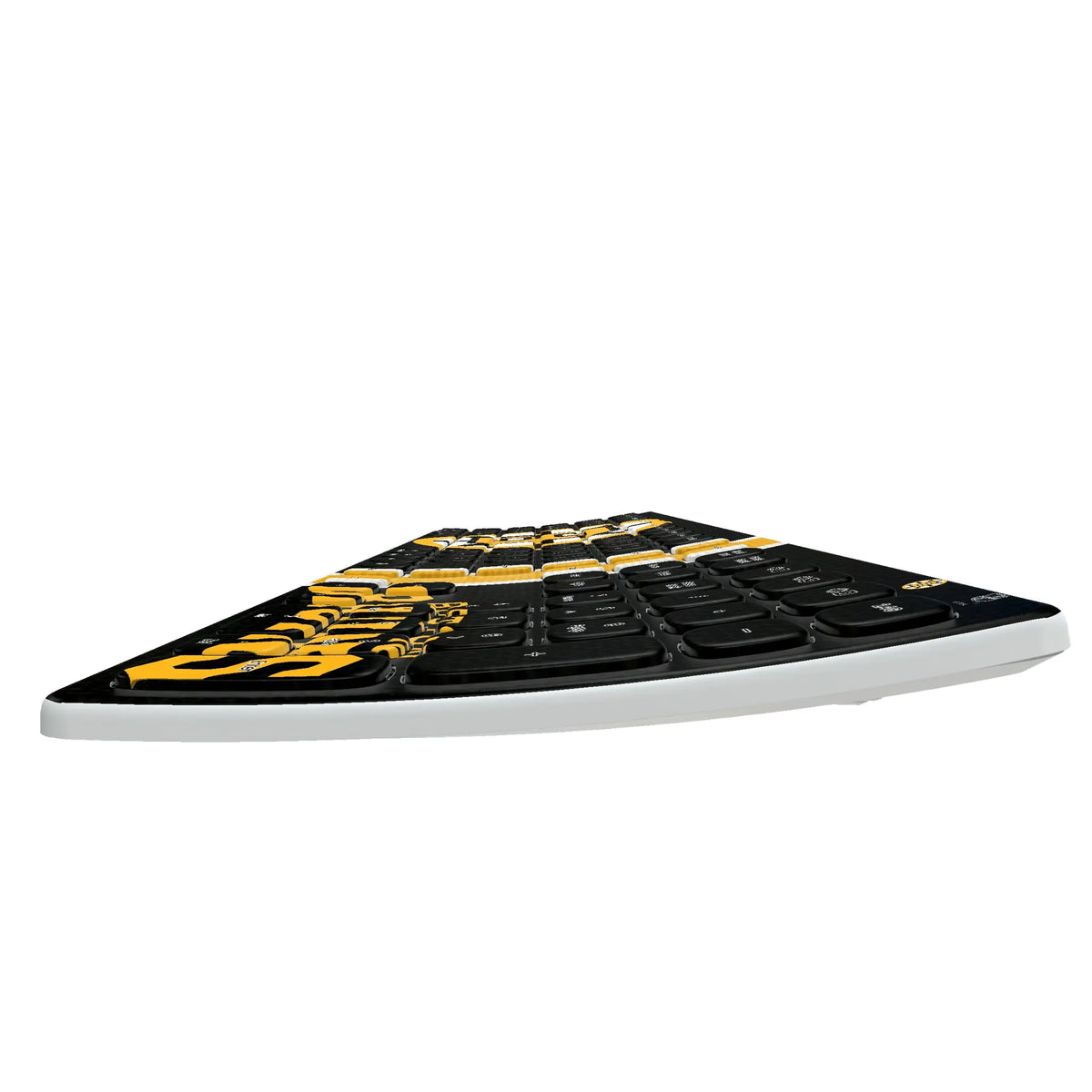 Boston Bruins Stripe KKB605 Curved Wireless Keyboard