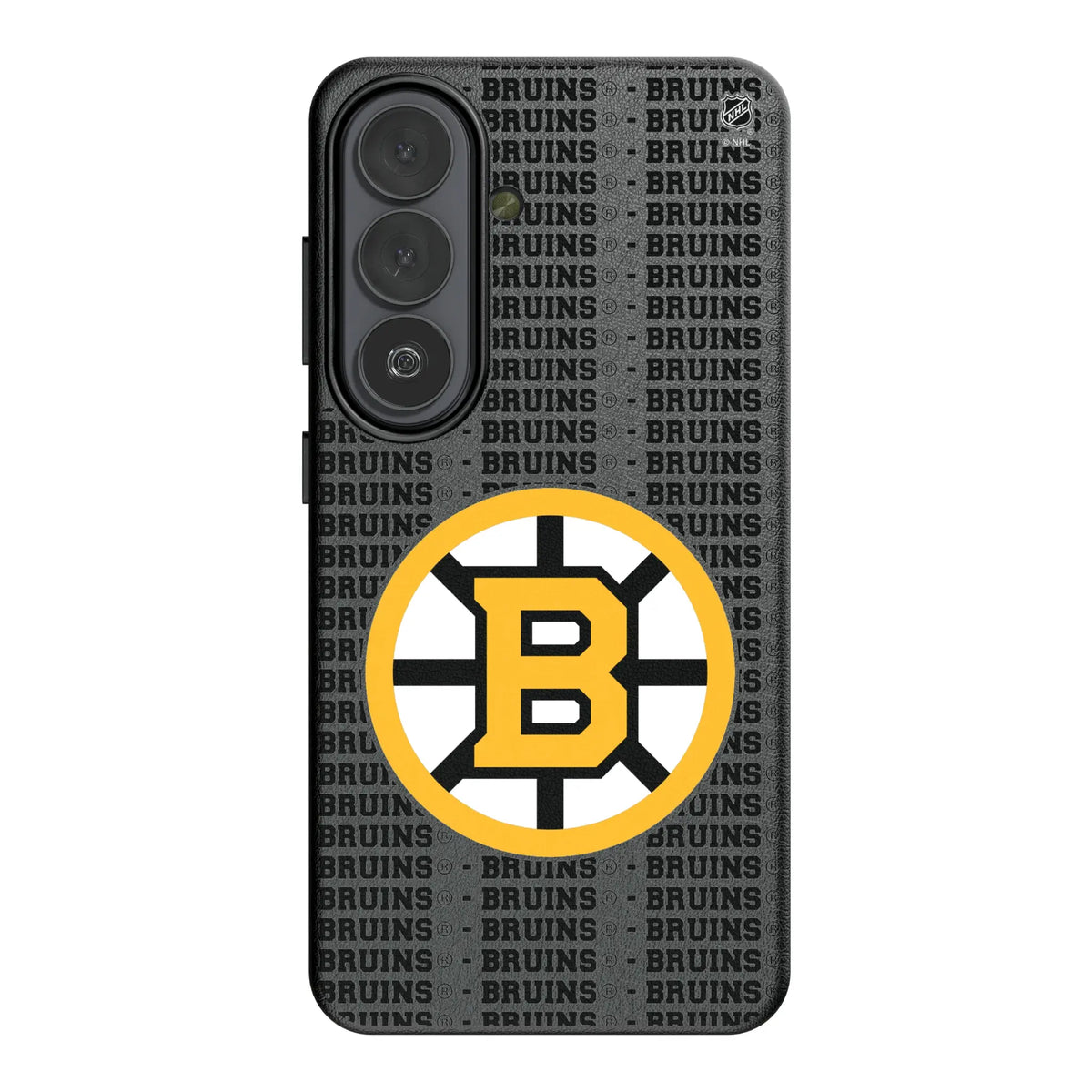 Boston Bruins Text Backdrop Galaxy MagSafe Compatible Phone Case for Samsung Galaxy#Device_Galaxy S26