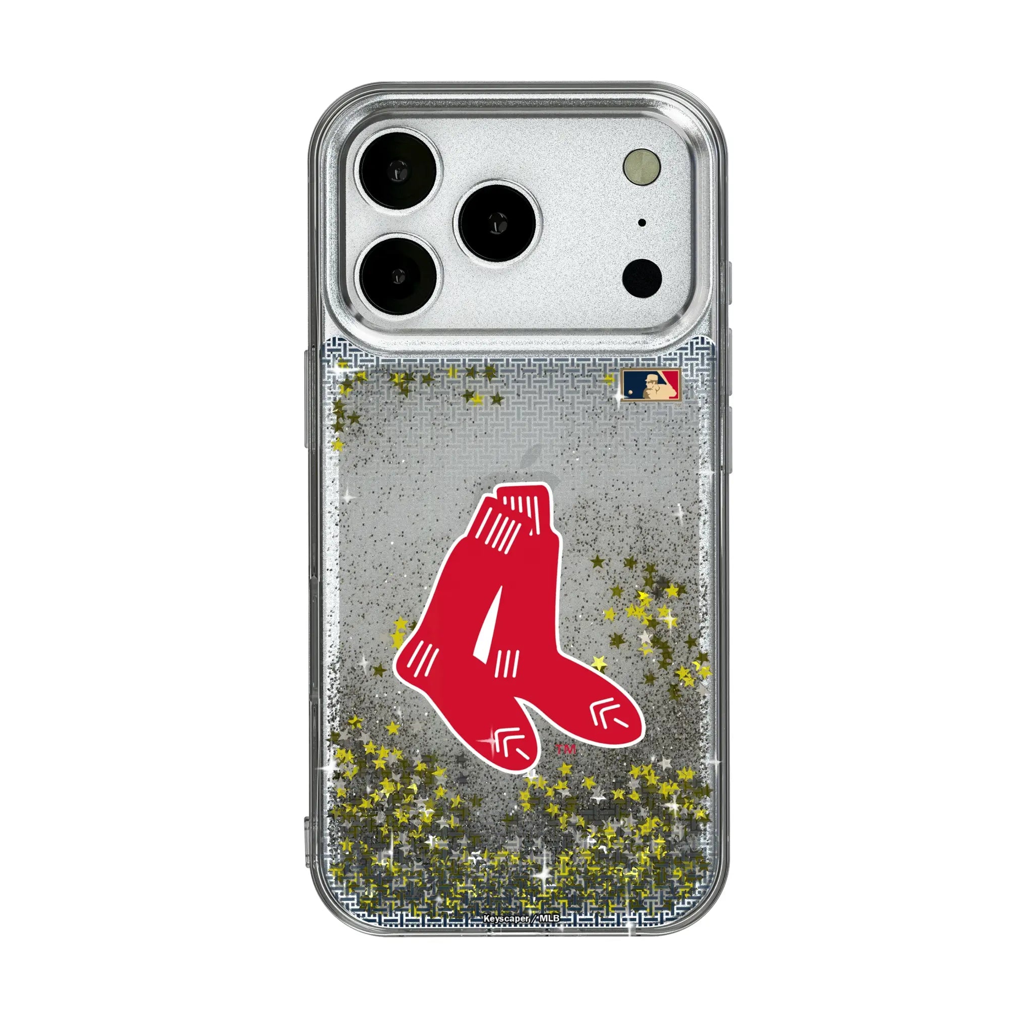 Boston Red Sox 1924-1960 - Cooperstown Collection Linen iPhone Glitter Phone Case for Apple iPhone