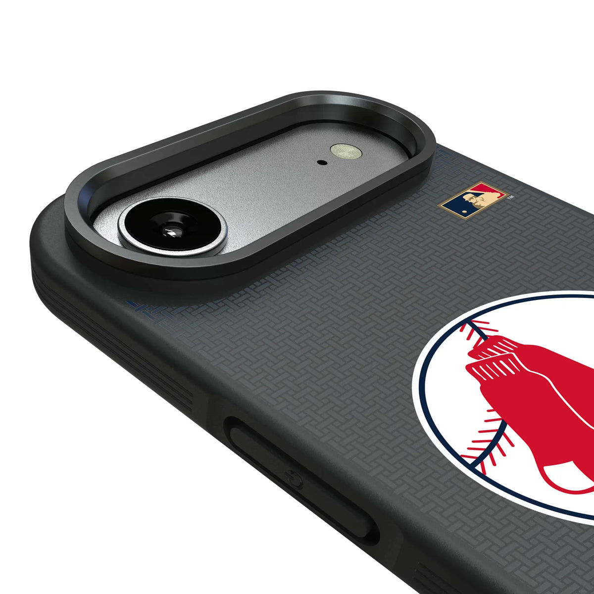 Boston Red Sox 1970-1975 - Cooperstown Collection Linen iPhone Bump Phone Case for Apple iPhone - Detail#Device_iPhone Air