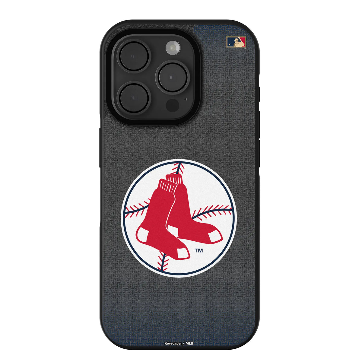 Boston Red Sox 1970-1975 - Cooperstown Collection Linen iPhone Bump Phone Case for Apple iPhone