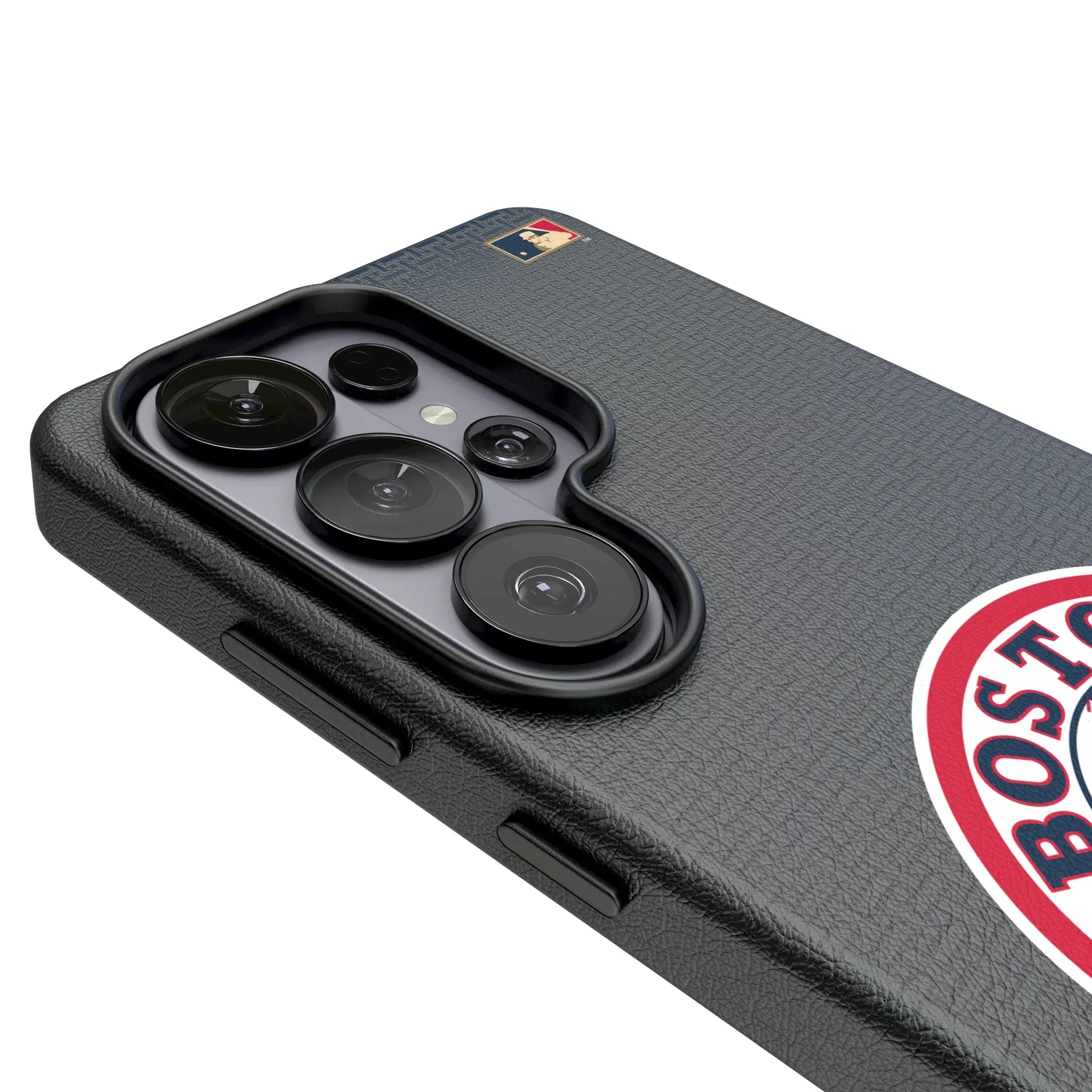 Boston Red Sox 1976-2008 - Cooperstown Collection Linen Galaxy MagSafe Compatible Phone Case for Samsung Galaxy - Detail#Device_Galaxy S26 Ultra