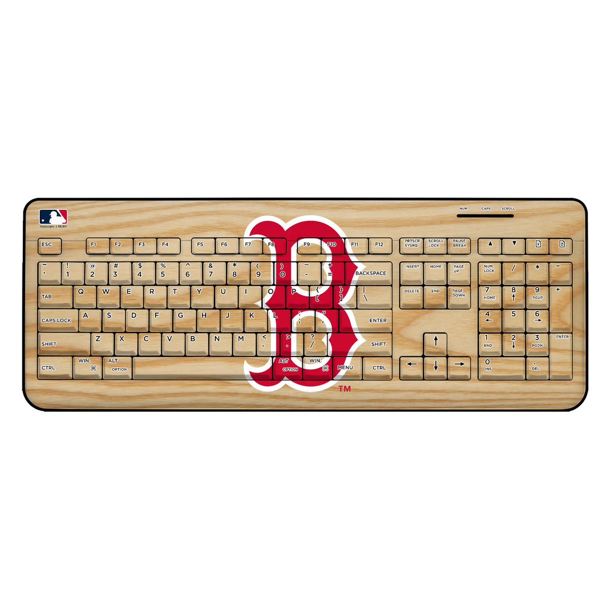 Boston Red Sox Baseball Bat Wireless USB Keyboard