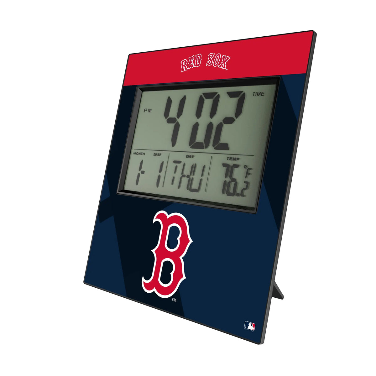 Boston Red Sox Color Block Wall Clock