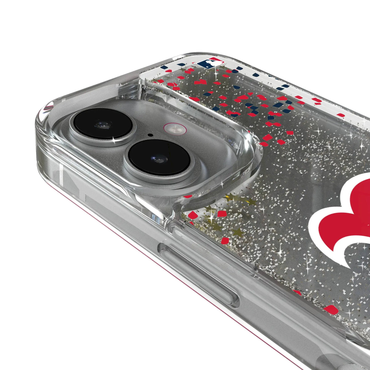 Boston Red Sox Confetti iPhone Glitter Phone Case for Apple iPhone - Detail#Device_iPhone 17