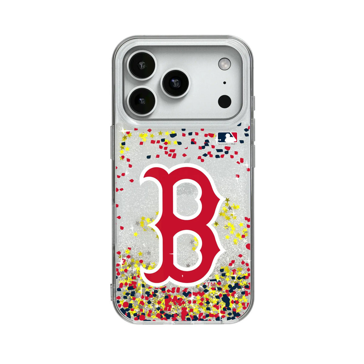 Boston Red Sox Confetti Glitter Phone Case for Apple iPhone