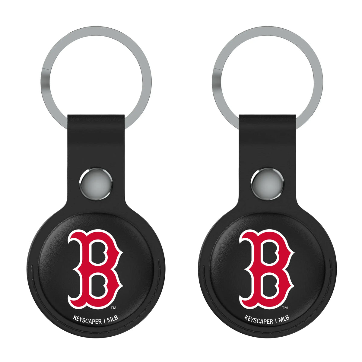 Boston Red Sox Insignia AirTag Black Airtag Holder 2-Pack