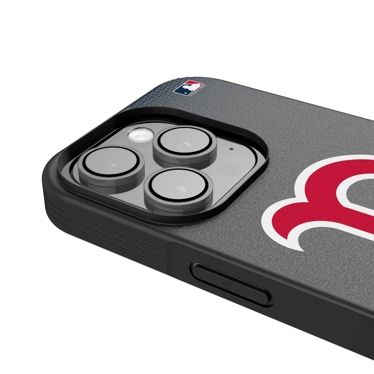 Boston Red Sox Linen iPhone Bump Phone Case for Apple iPhone - Detail