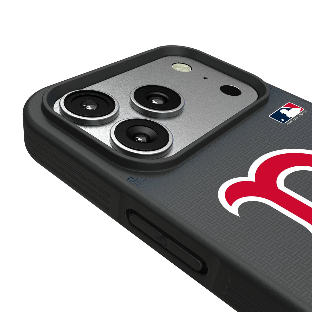Boston Red Sox Linen iPhone Bump Phone Case for Apple iPhone - Detail#Device_iPhone 17 Pro