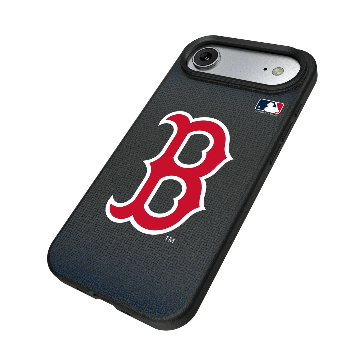 Boston Red Sox Linen iPhone MagSafe Compatible Phone Case for Apple iPhone - Isometric View#Device_iPhone Air