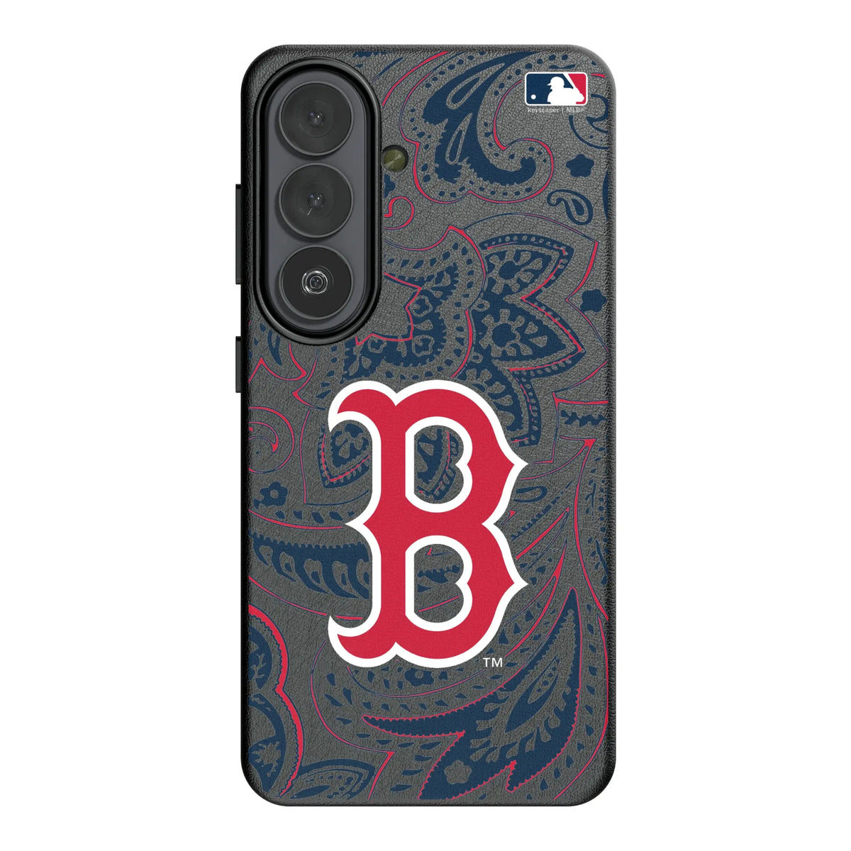 Boston Red Sox Paisley Galaxy MagSafe Compatible Phone Case for Samsung Galaxy#Device_Galaxy S26