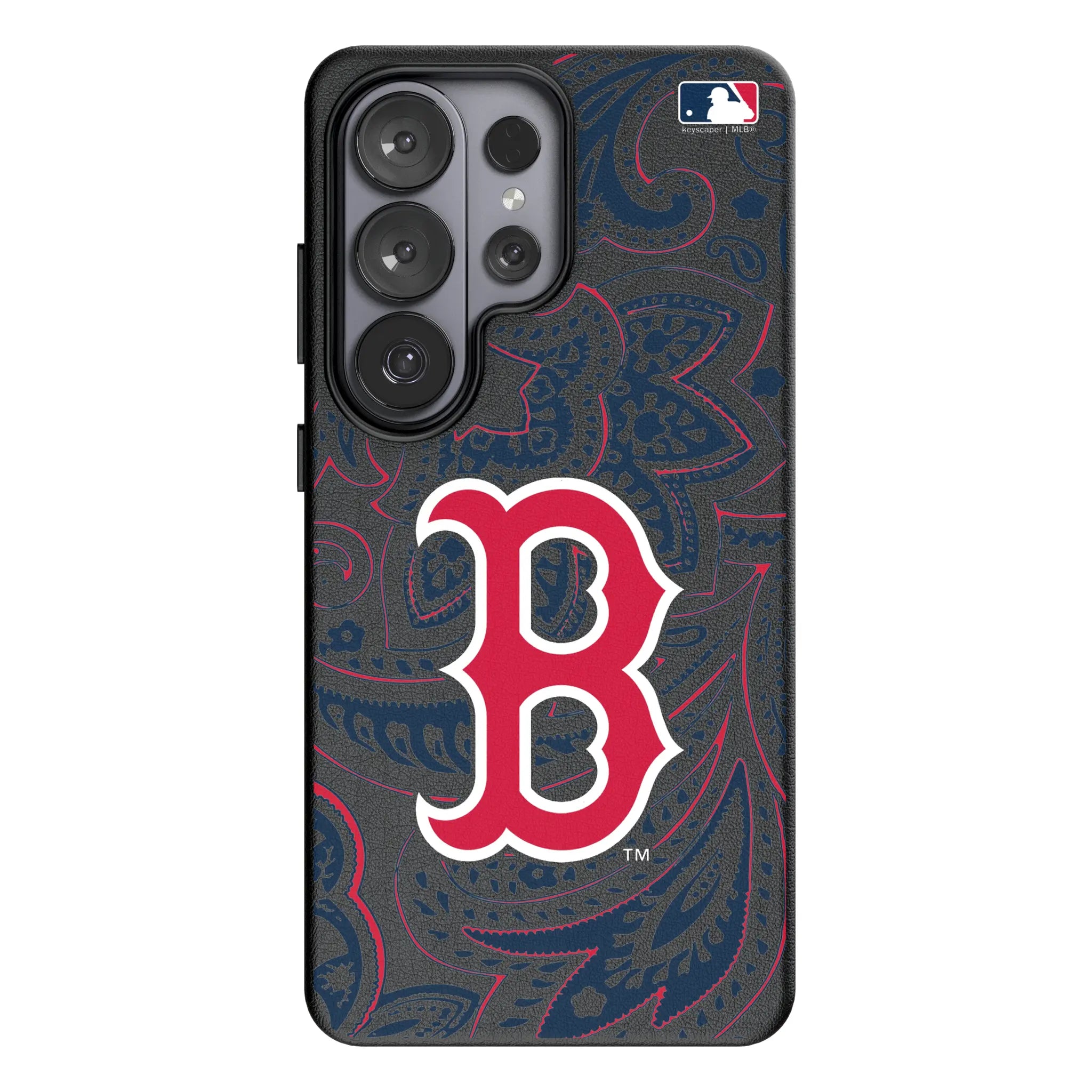 Boston Red Sox Paisley Galaxy MagSafe Compatible Phone Case for Samsung Galaxy#Device_Galaxy S26 Ultra