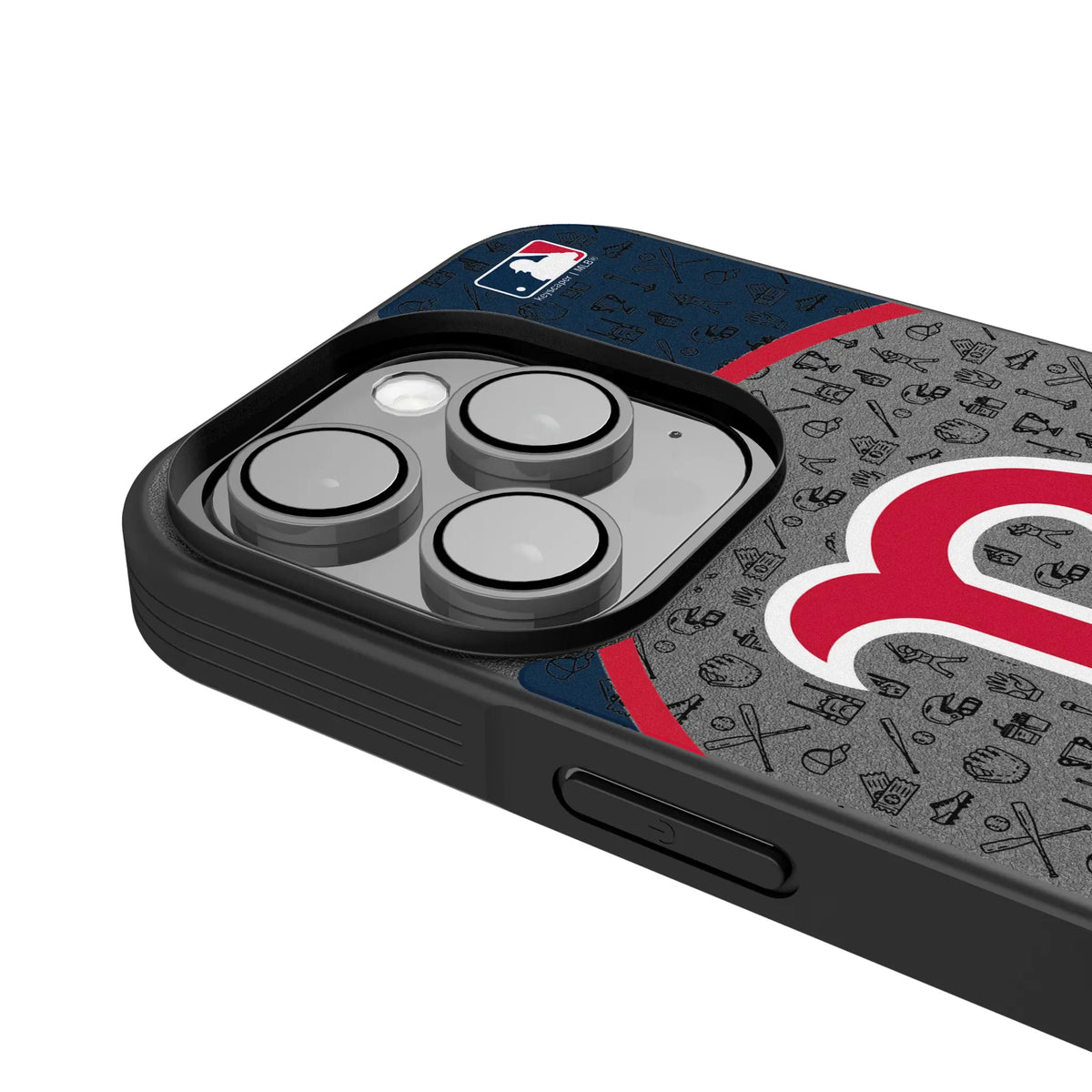 Boston Red Sox Personalized Circle iPhone Bump Phone Case for Apple iPhone - Detail