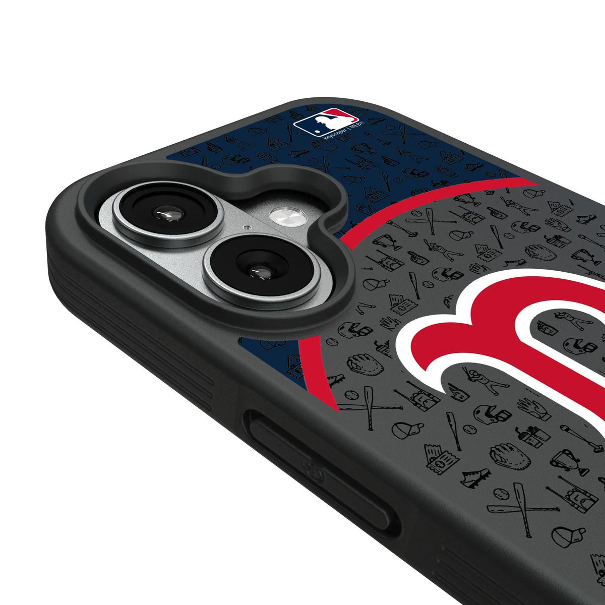 Boston Red Sox Personalized Circle iPhone Bump Phone Case for Apple iPhone - Detail#Device_iPhone 17