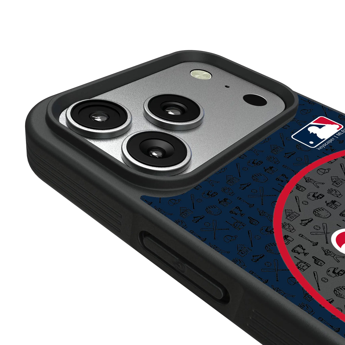 Boston Red Sox Personalized Circle iPhone Bump Phone Case for Apple iPhone - Detail#Device_iPhone 17 Pro