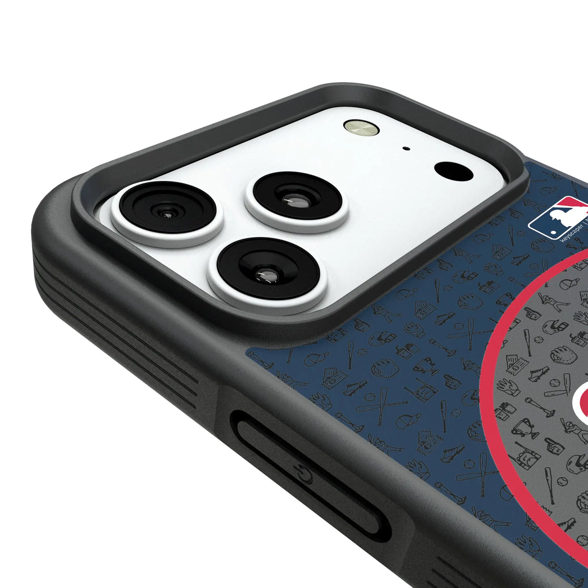 Boston Red Sox Personalized Circle iPhone Bump Phone Case for Apple iPhone - Detail#Device_iPhone 18 Pro Max