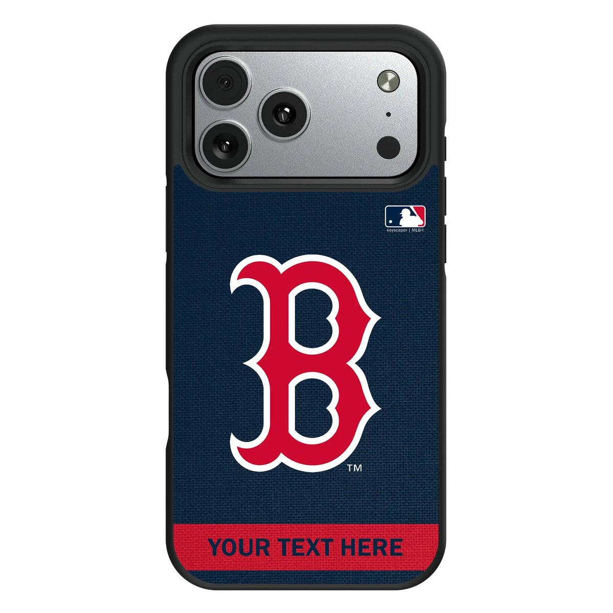 Boston Red Sox Personalized Stripe iPhone Bump Phone Case for Apple iPhone#Device_iPhone 17 Pro Max