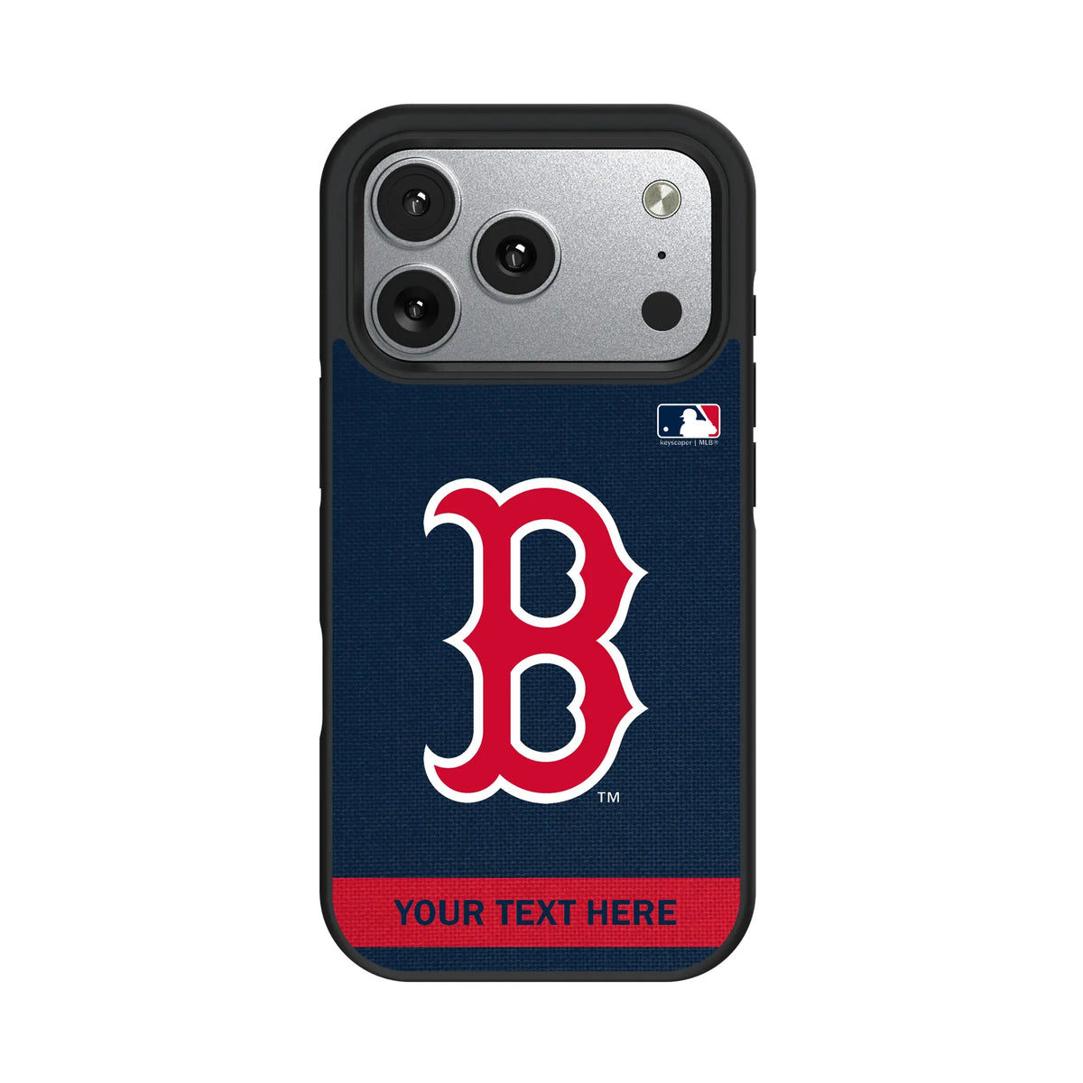 Boston Red Sox Personalized Stripe iPhone Bump Phone Case for Apple iPhone#Device_iPhone 17 Pro