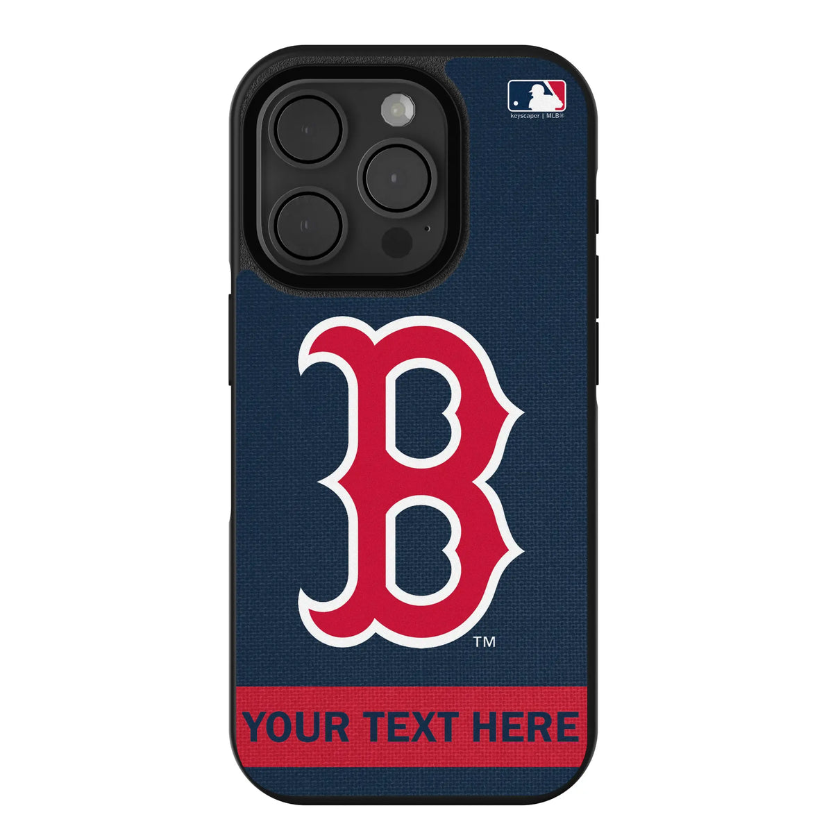 Boston Red Sox Personalized Stripe iPhone Bump Phone Case for Apple iPhone