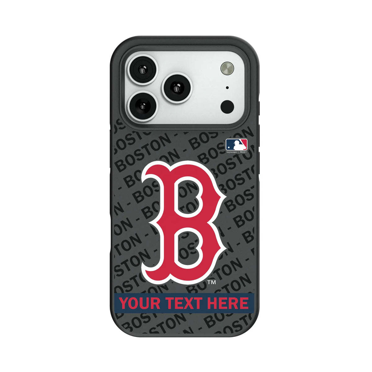 Boston Red Sox Personalized Tilt Bump Phone Case for Apple iPhone