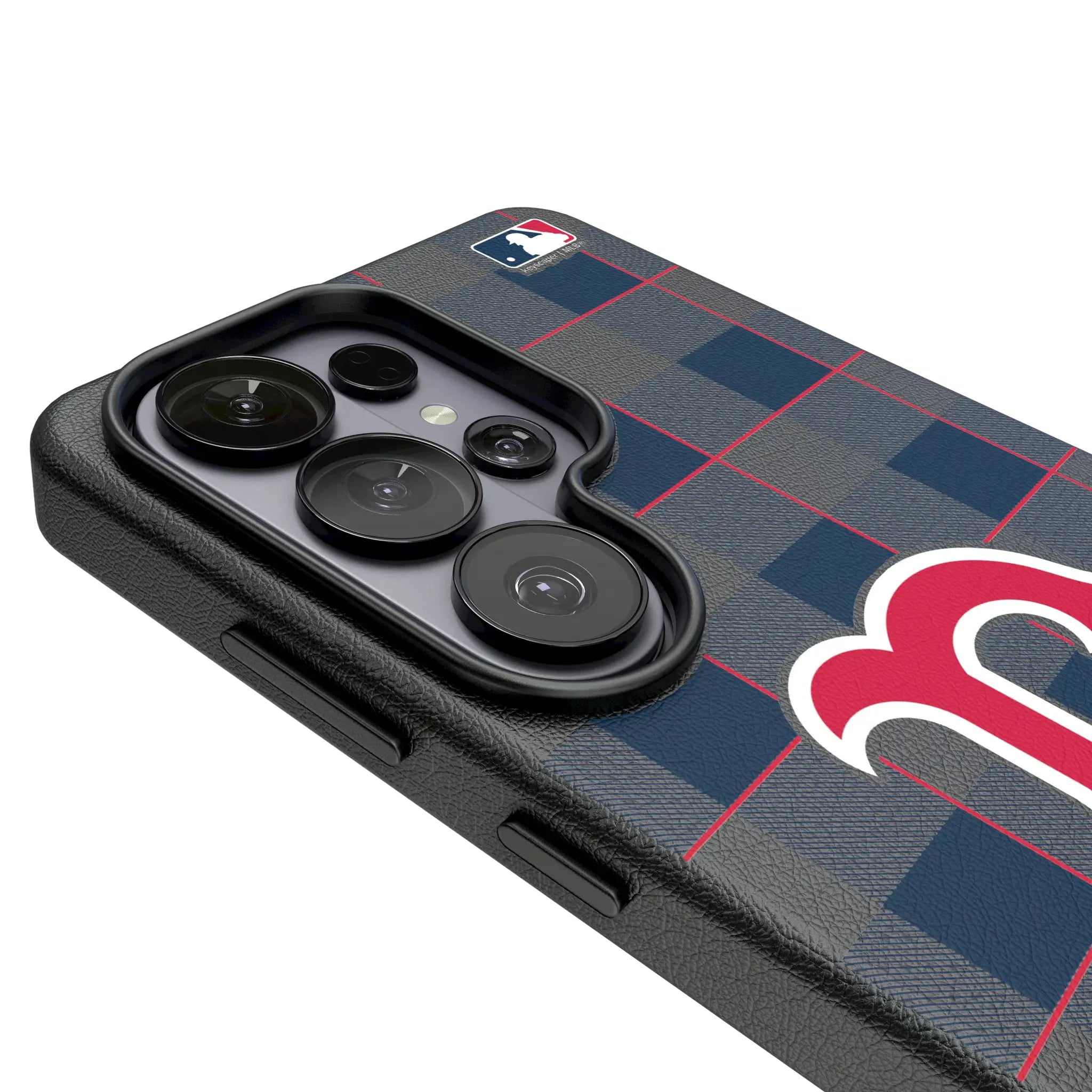 Boston Red Sox Plaid Galaxy MagSafe Compatible Phone Case for Samsung Galaxy - Detail#Device_Galaxy S26 Ultra