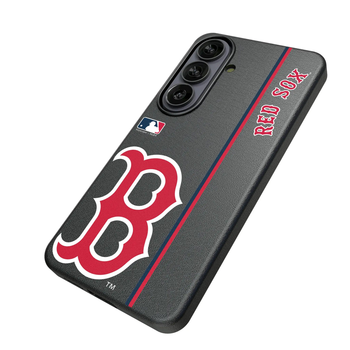 Boston Red Sox Sidebar Galaxy MagSafe Compatible Phone Case for Samsung Galaxy - Isometric View#Device_Galaxy S26