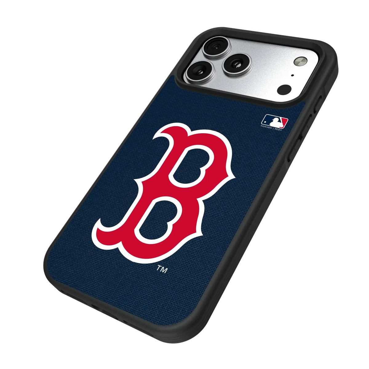 Boston Red Sox Solid iPhone Bump Phone Case for Apple iPhone - Isometric View#Device_iPhone 17 Pro Max