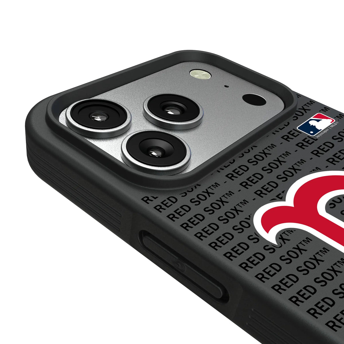 Boston Red Sox Text Backdrop iPhone Bump Phone Case for Apple iPhone - Detail#Device_iPhone 17 Pro