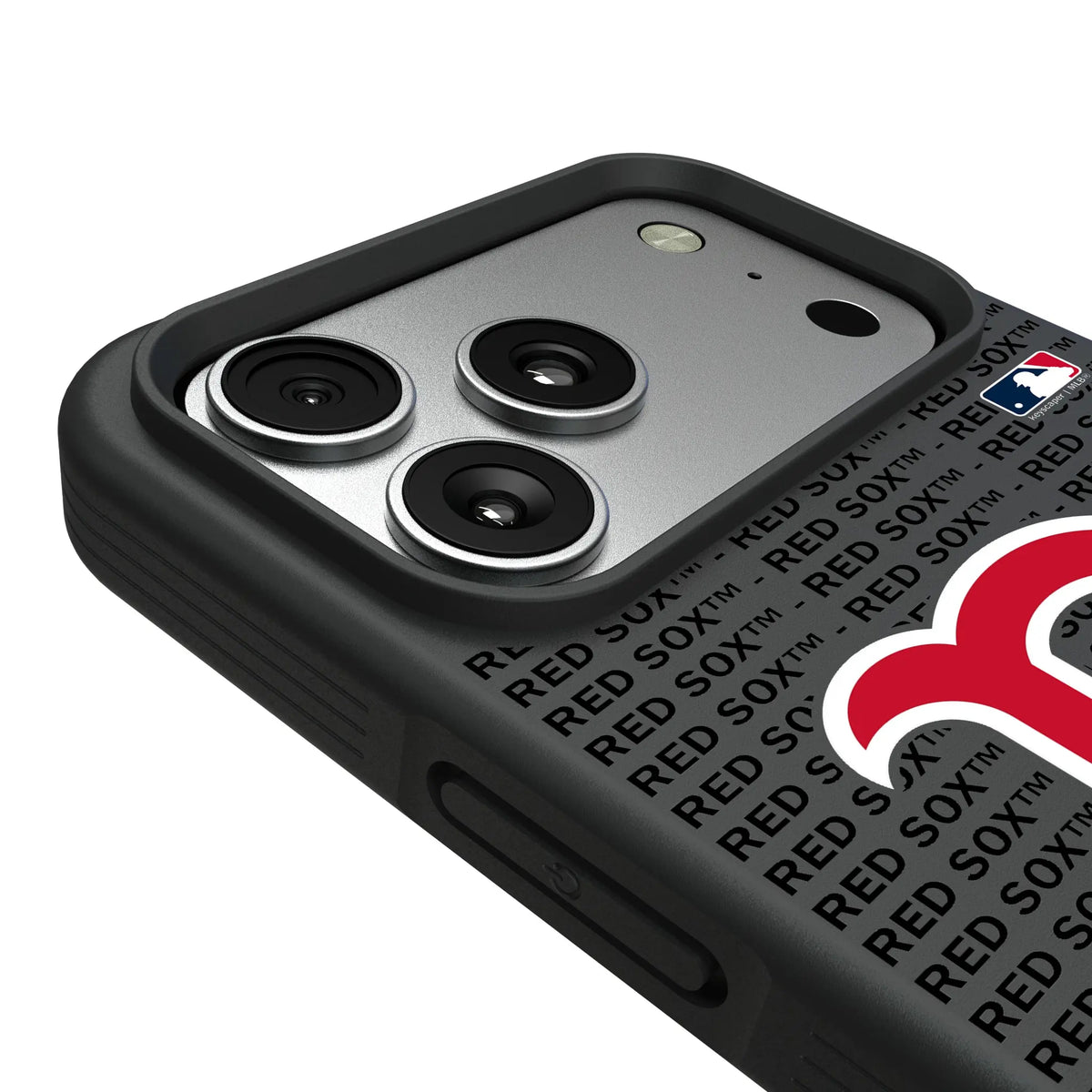 Boston Red Sox Text Backdrop iPhone Bump Phone Case for Apple iPhone - Detail#Device_iPhone 17 Pro Max