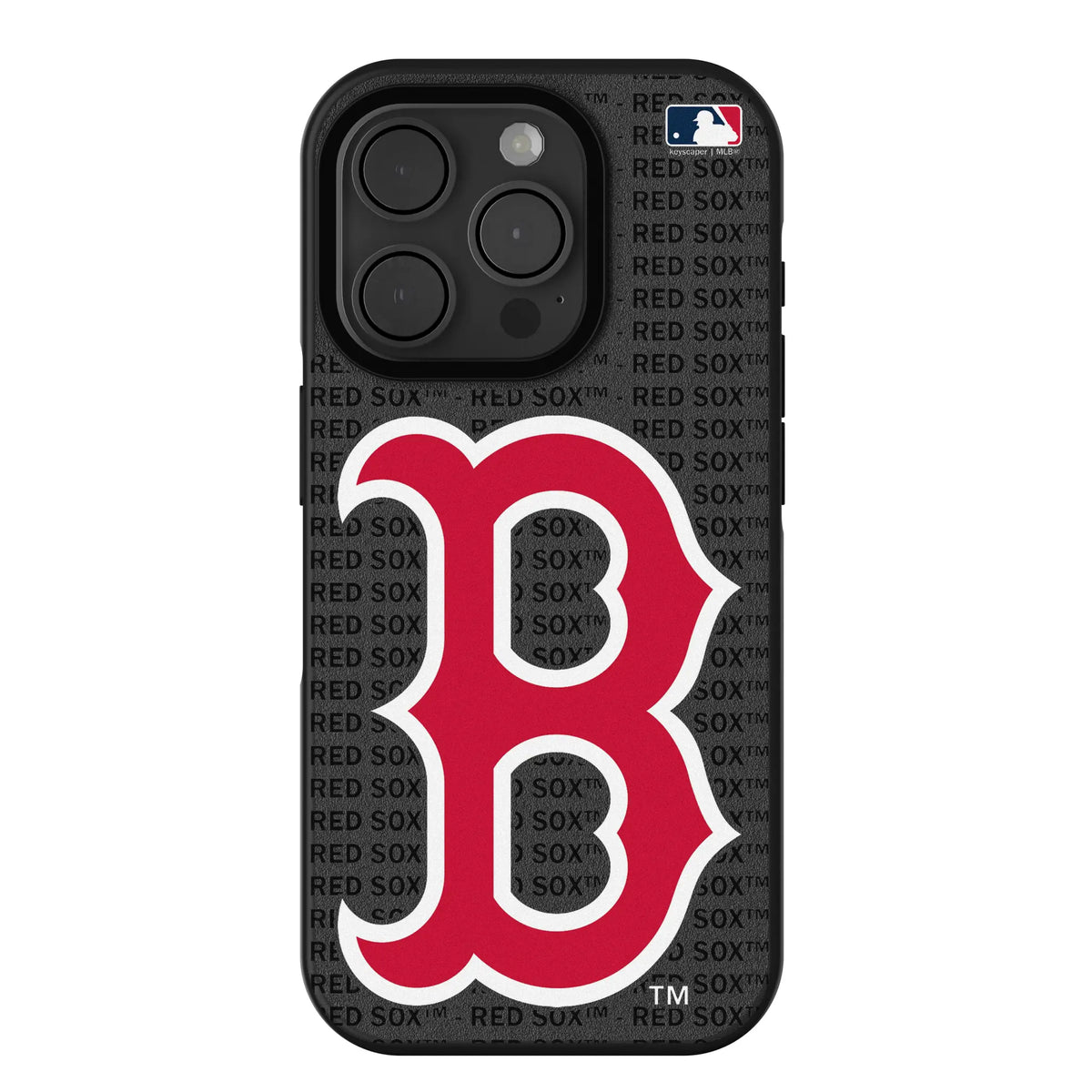 Boston Red Sox Text Backdrop iPhone Bump Phone Case for Apple iPhone