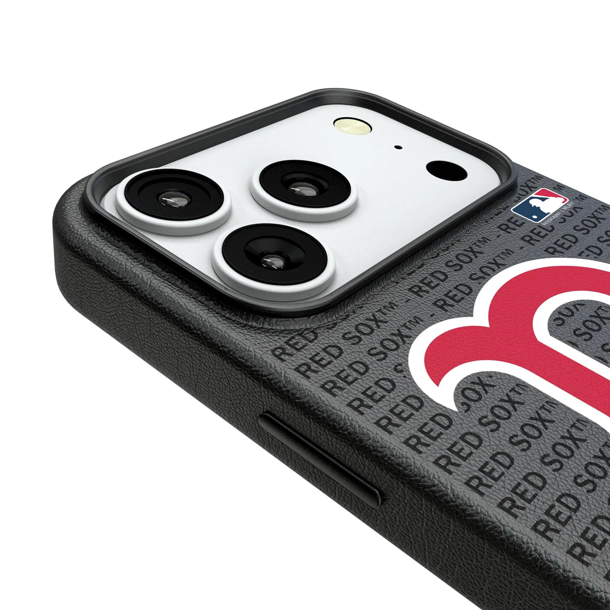 Boston Red Sox Text Backdrop iPhone MagSafe Compatible Phone Case for Apple iPhone - Detail#Device_iPhone 18 Pro