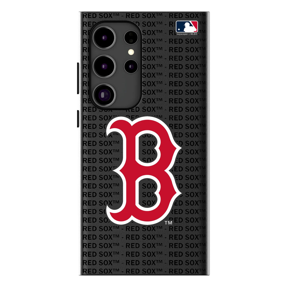 Boston Red Sox Text Backdrop Galaxy MagSafe Compatible Phone Case for Samsung Galaxy#Device_Galaxy S24 Ultra