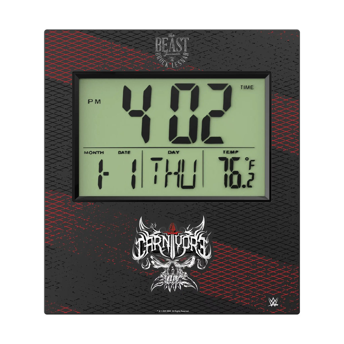 Brock Lesnar Steel Wall Clock