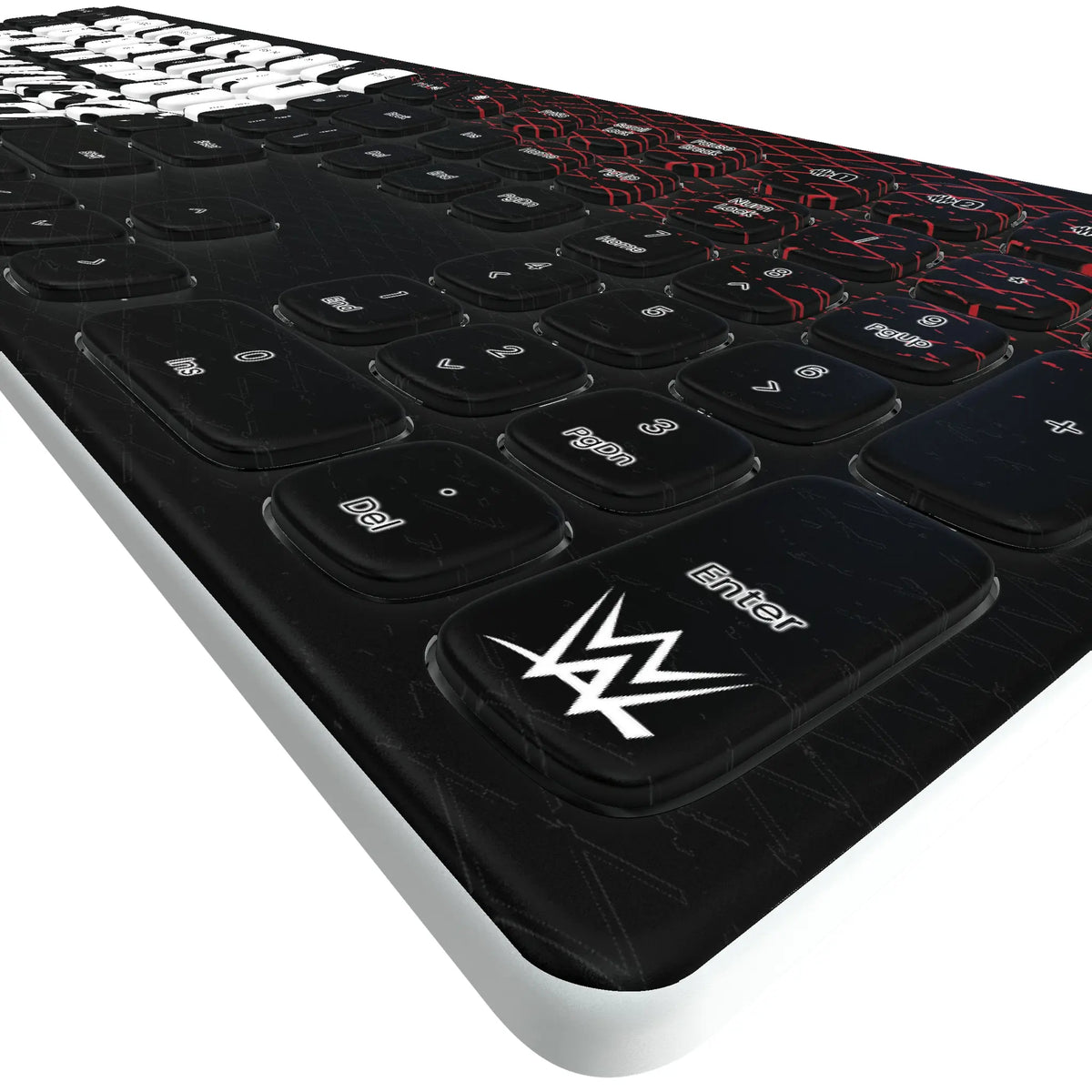 Bron Breakker Steel KKB605 Curved Wireless Keyboard - Detail